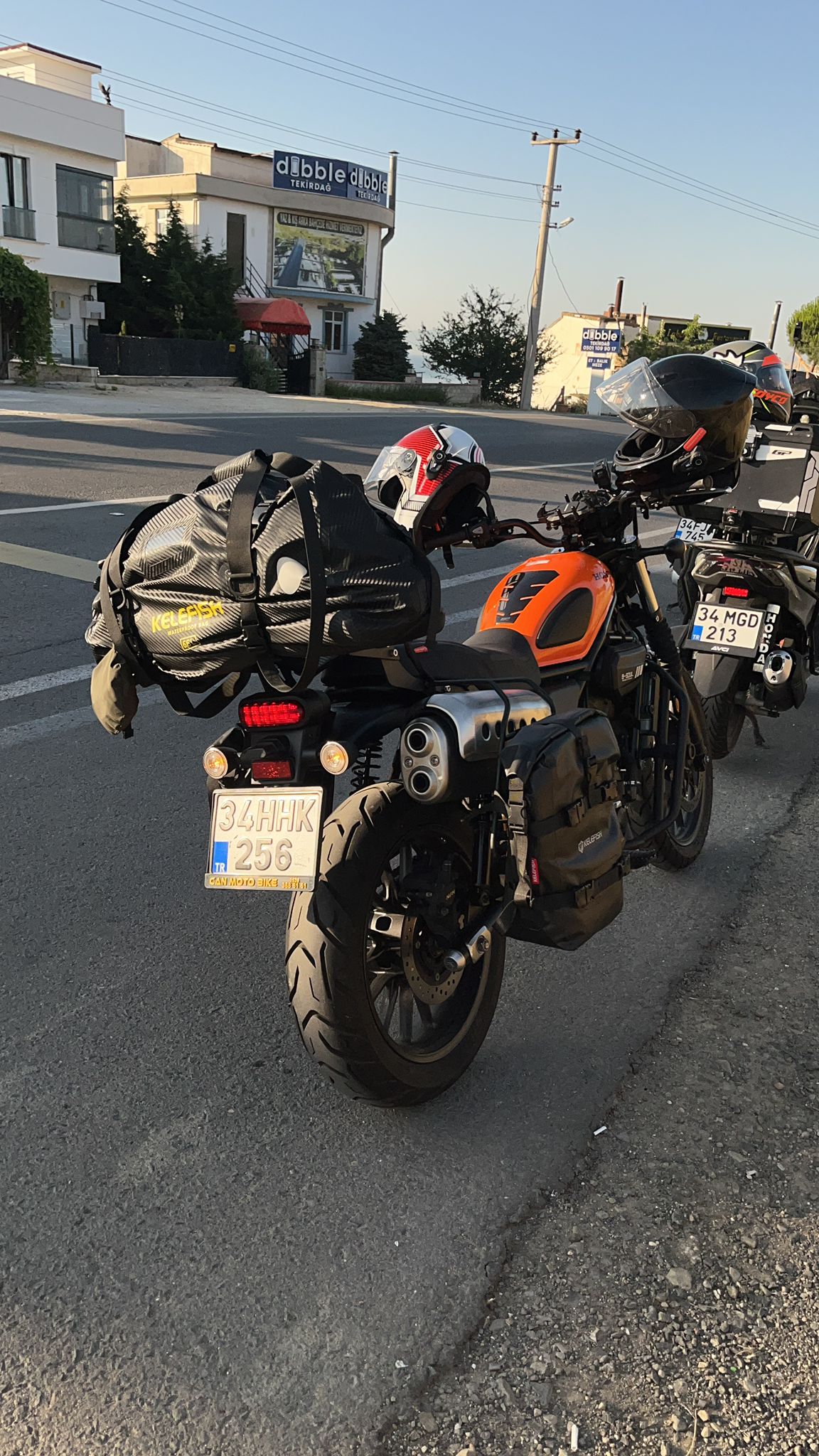 Honda CL250 Side Bag Carrier(Exhaust Side)