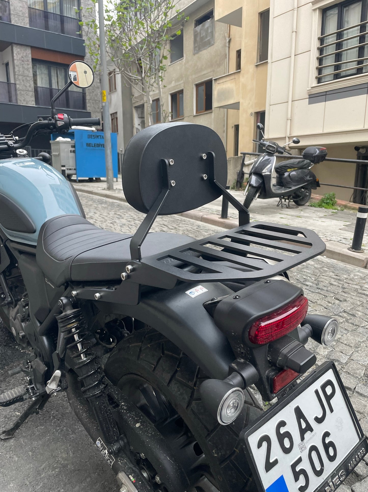 Honda CL 250 Sissy Bar & Rack