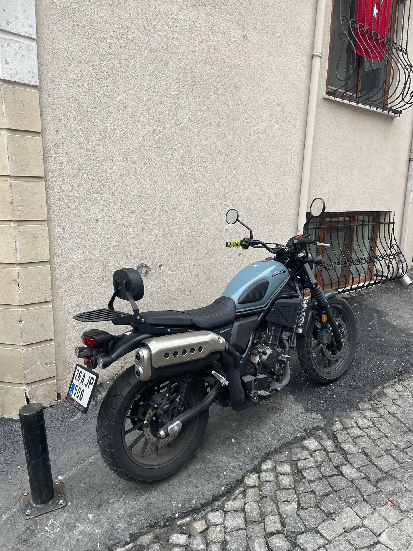 Honda CL 250 Sissy Bar & Rack