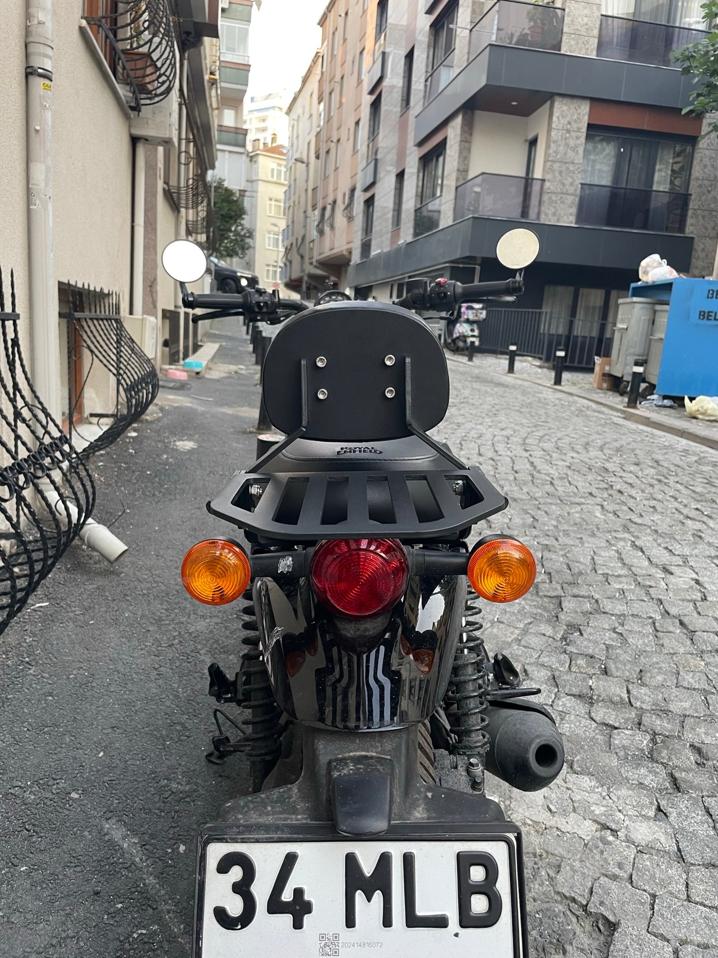Royal Enfield Hunter 350 Sissy Bar & Rack
