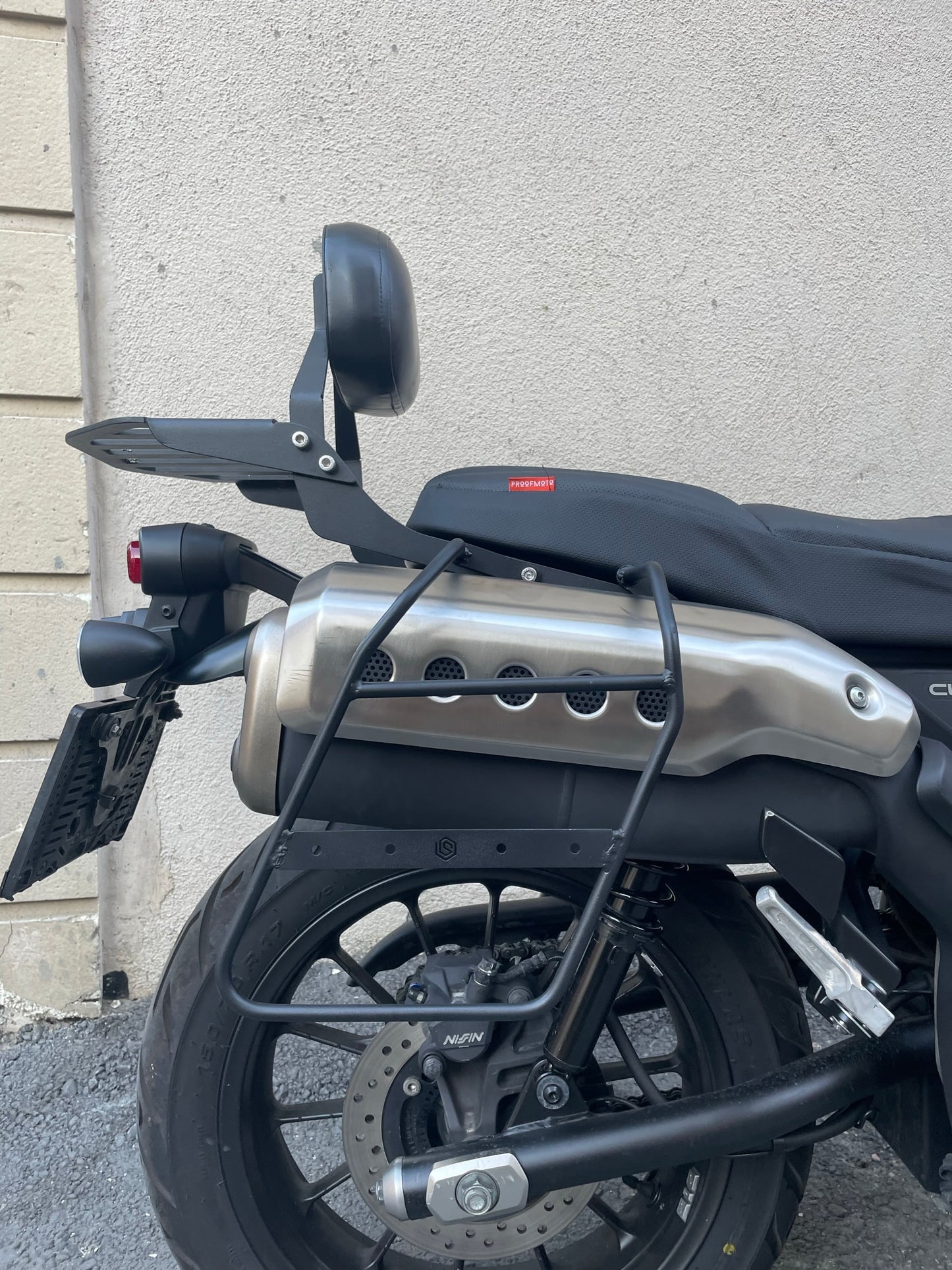 Honda CL250 Side Bag Carrier(Exhaust Side)