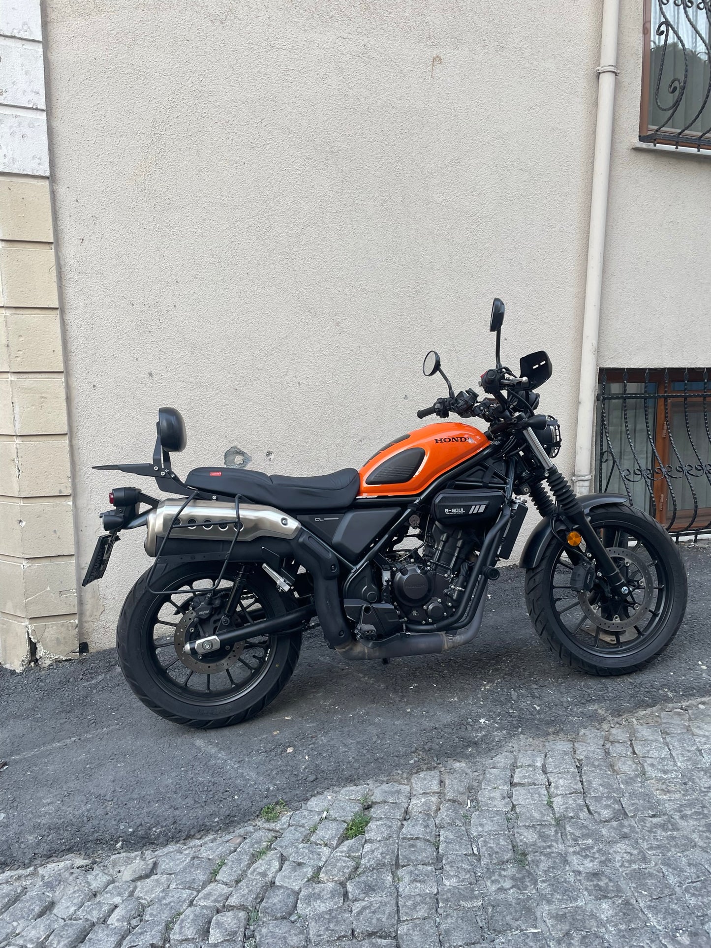 Honda CL250 Side Bag Carrier(Exhaust Side)