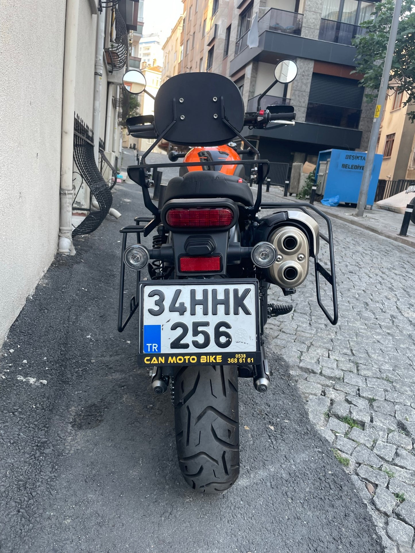 Honda CL250 Side Bag Carrier(Exhaust Side)