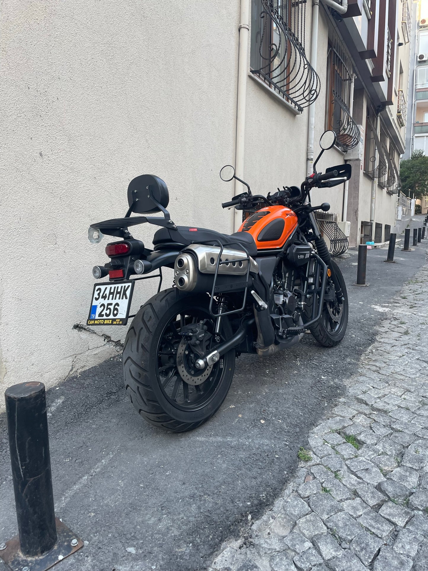 Honda CL250 Side Bag Carrier(Exhaust Side)
