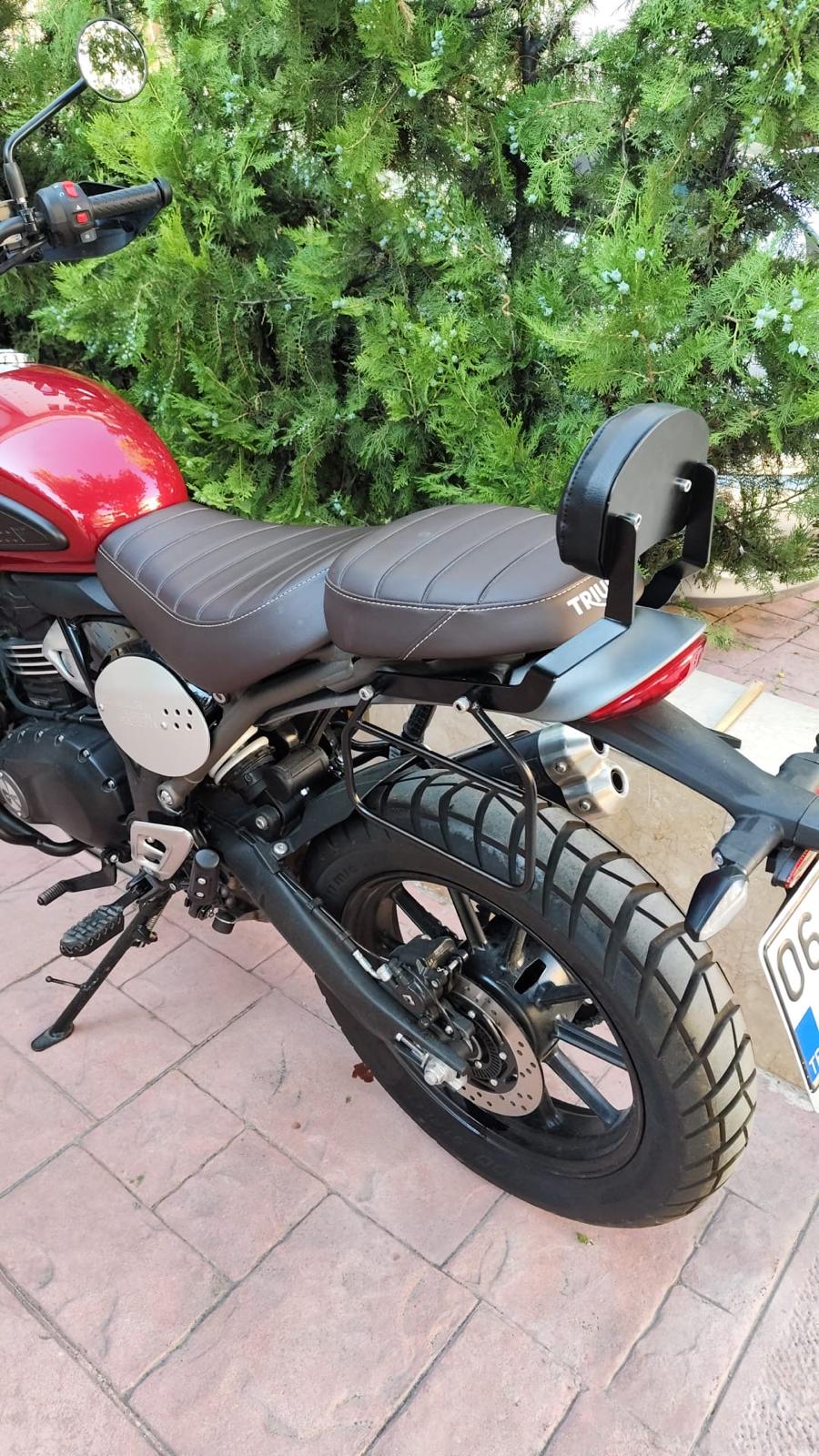 Triumph Scrambler 400 X Sissy Bar